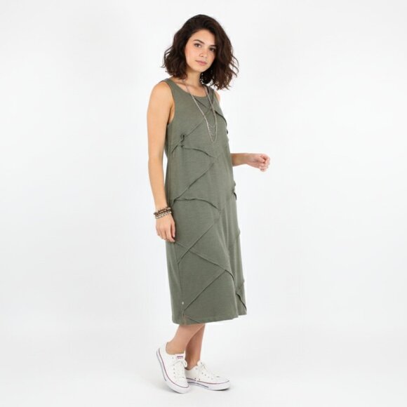 *Neon Buddha Green Ruffle Mini Dess - Picture 1 of 7